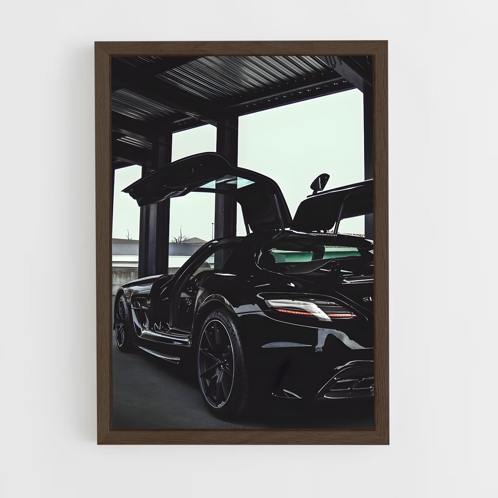 Poster splendide Sls amg black series – affiche Mercedes (vue 5)